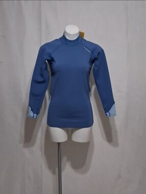 NWT NRS HydroSkin 0.5 Neoprene Long Sleeve Top Women Aqua Kayak Paddle Surf M